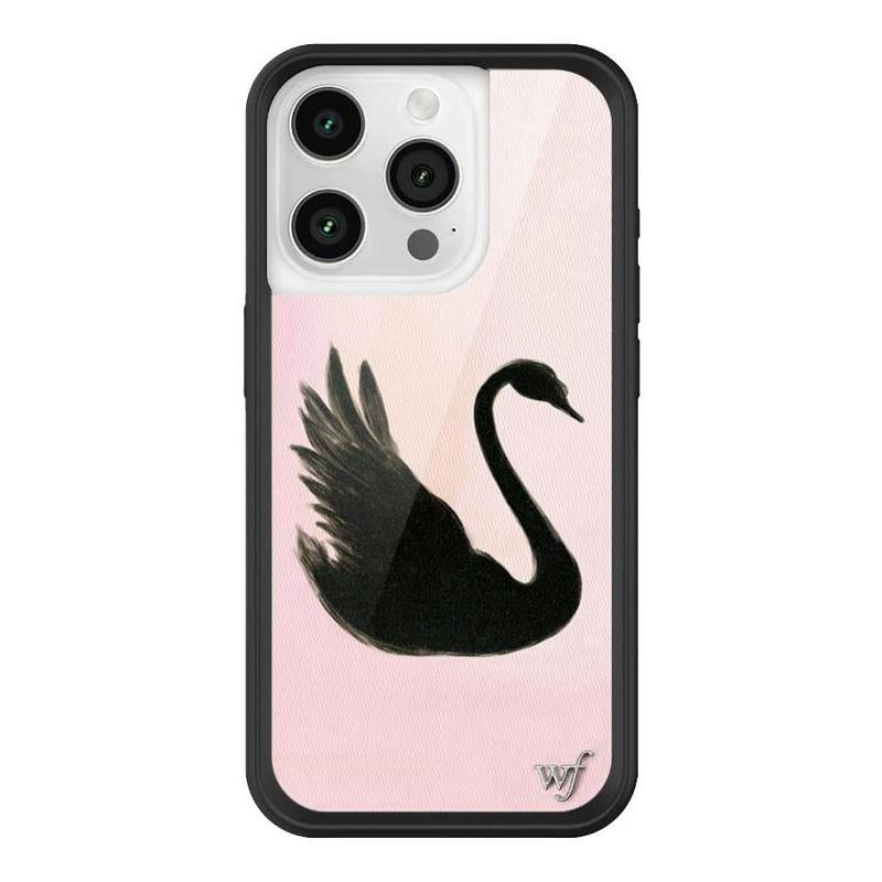 Wildflower Cases - Black Swan, Limited Edition Iphone Case | Durable Protection Soft Striking Dainty Beautiful Trendy Simple Cover Protector Protective
