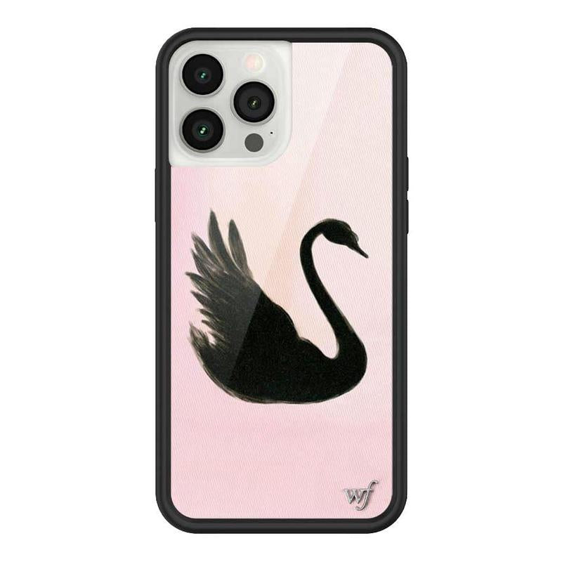 Wildflower Cases - Black Swan, Limited Edition Iphone Case | Durable Protection Soft Striking Dainty Beautiful Trendy Simple Cover Protector Protective
