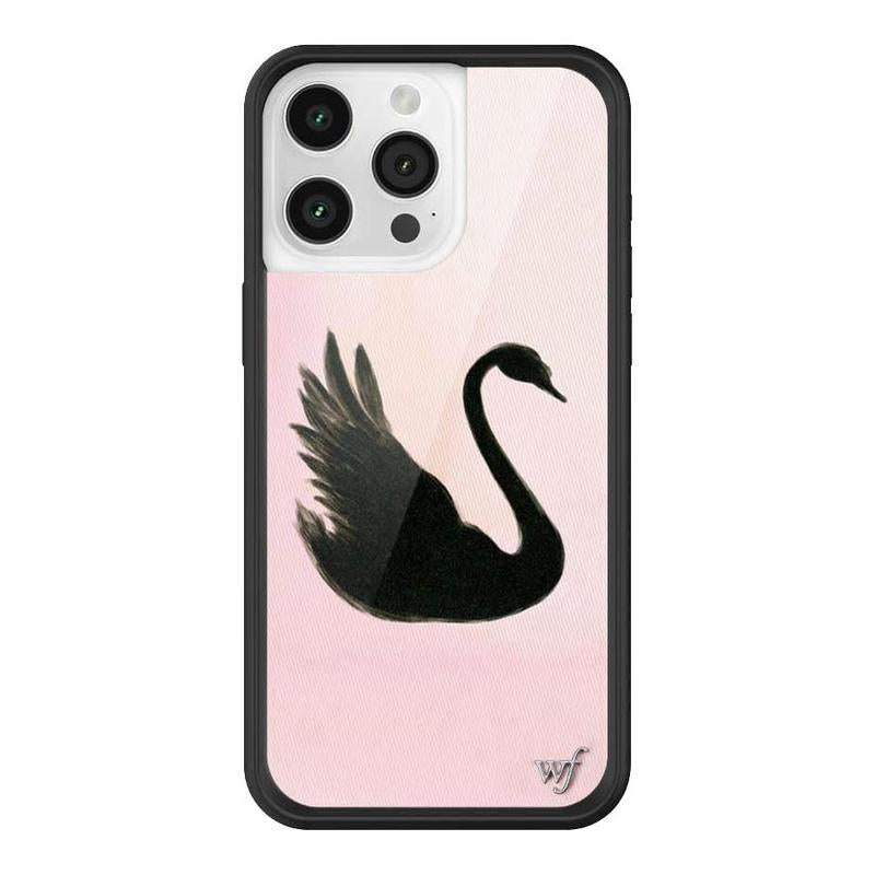 Wildflower Cases - Black Swan, Limited Edition Iphone Case | Durable Protection Soft Striking Dainty Beautiful Trendy Simple Cover Protector Protective