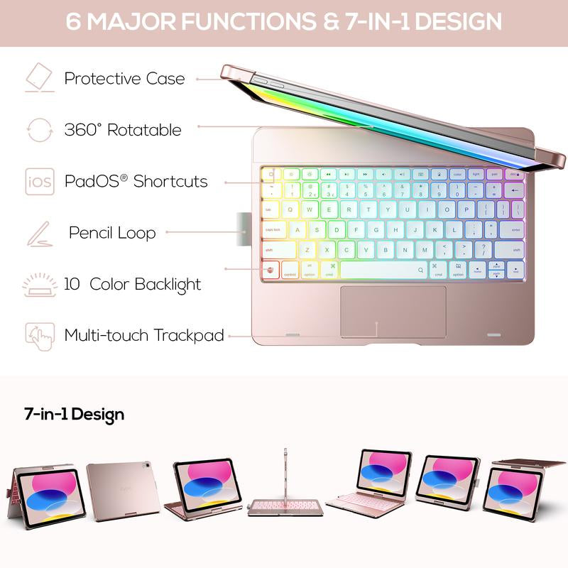 TYPECASE Keyboard Case for Ipad with Multi-Touch Trackpad