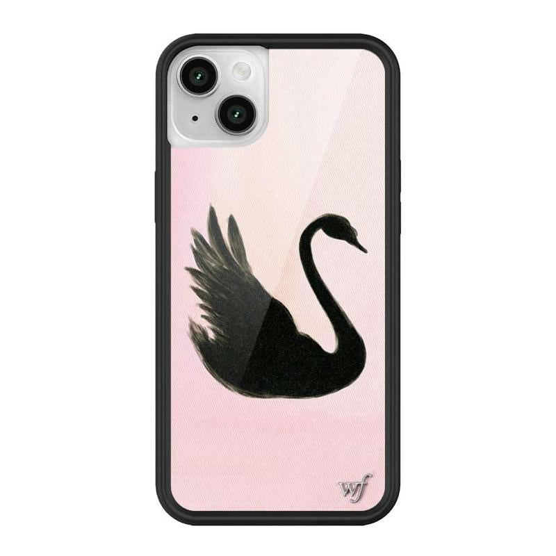 Wildflower Cases - Black Swan, Limited Edition Iphone Case | Durable Protection Soft Striking Dainty Beautiful Trendy Simple Cover Protector Protective