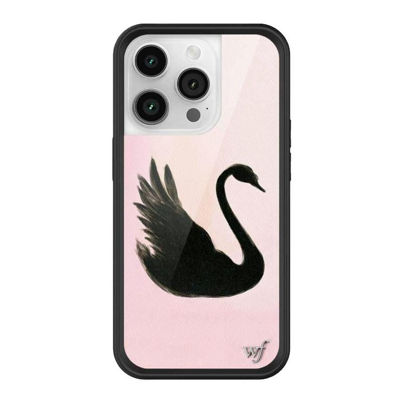 Wildflower Cases - Black Swan, Limited Edition Iphone Case | Durable Protection Soft Striking Dainty Beautiful Trendy Simple Cover Protector Protective