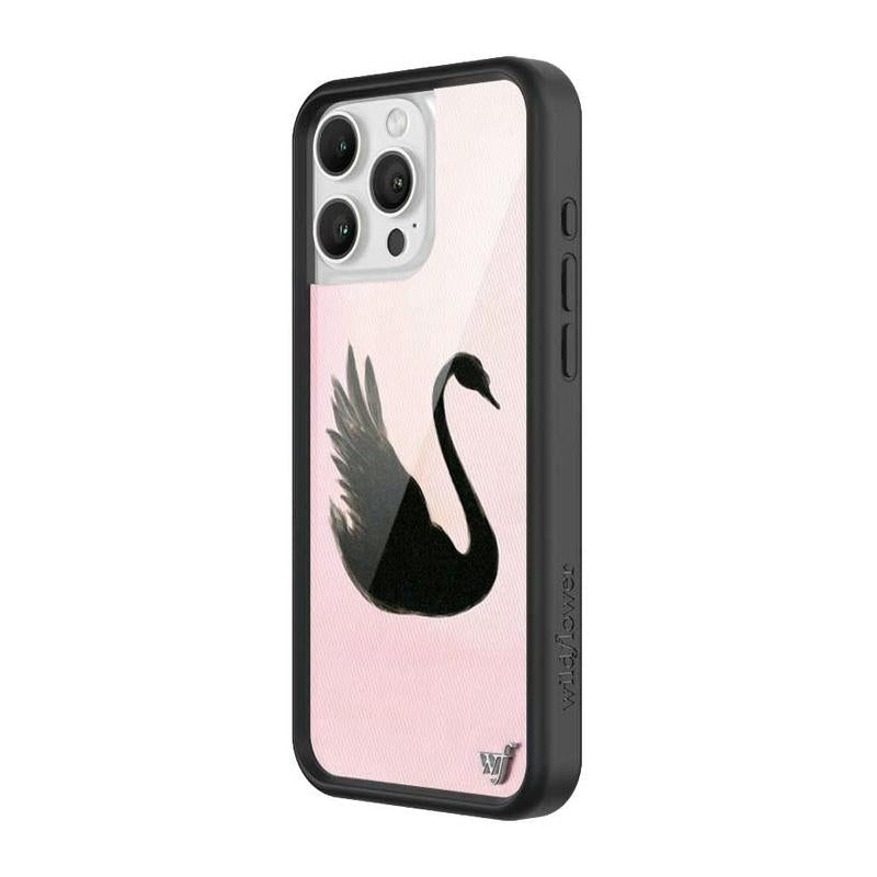 Wildflower Cases - Black Swan, Limited Edition Iphone Case | Durable Protection Soft Striking Dainty Beautiful Trendy Simple Cover Protector Protective