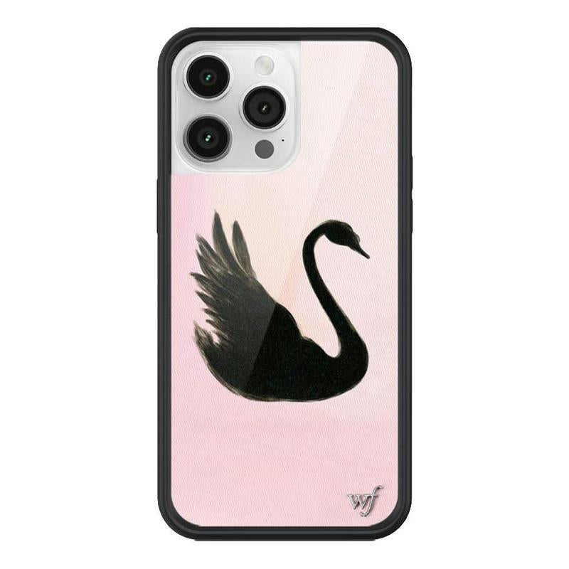Wildflower Cases - Black Swan, Limited Edition Iphone Case | Durable Protection Soft Striking Dainty Beautiful Trendy Simple Cover Protector Protective