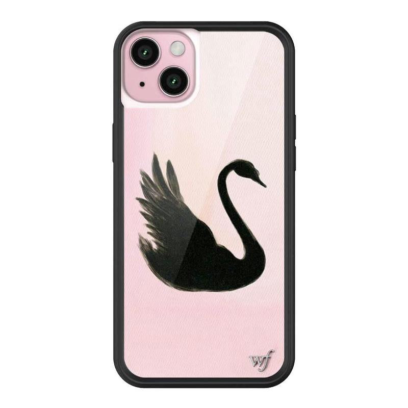 Wildflower Cases - Black Swan, Limited Edition Iphone Case | Durable Protection Soft Striking Dainty Beautiful Trendy Simple Cover Protector Protective