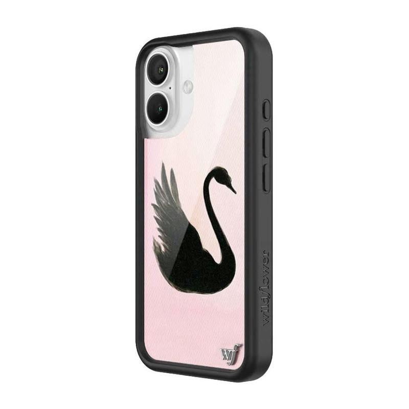 Wildflower Cases - Black Swan, Limited Edition Iphone Case | Durable Protection Soft Striking Dainty Beautiful Trendy Simple Cover Protector Protective