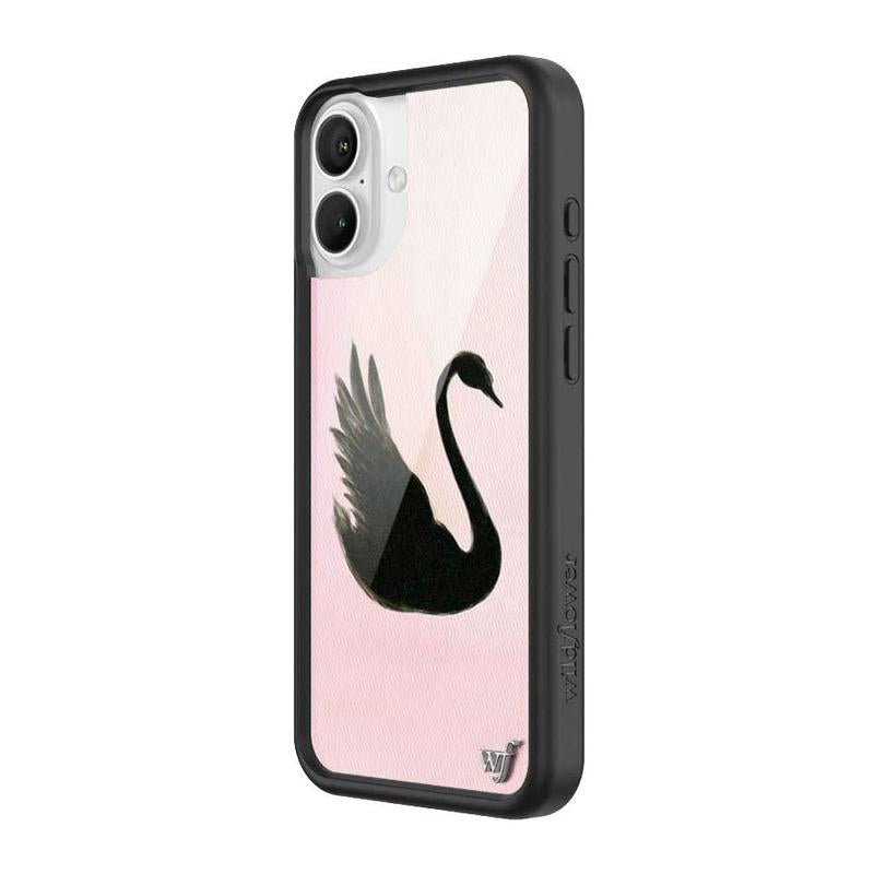 Wildflower Cases - Black Swan, Limited Edition Iphone Case | Durable Protection Soft Striking Dainty Beautiful Trendy Simple Cover Protector Protective