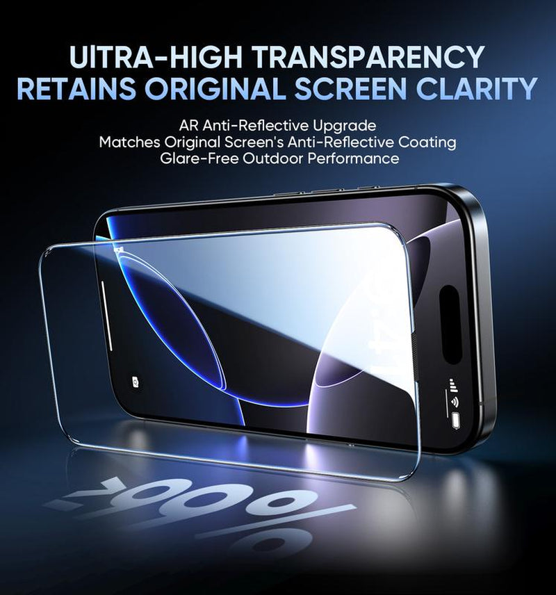 New MAGIC JOHN Premium Upgraded Privacy Screen Protector Dustproof Bubble-Free Ultra-Clear for Iphone & Samsung
