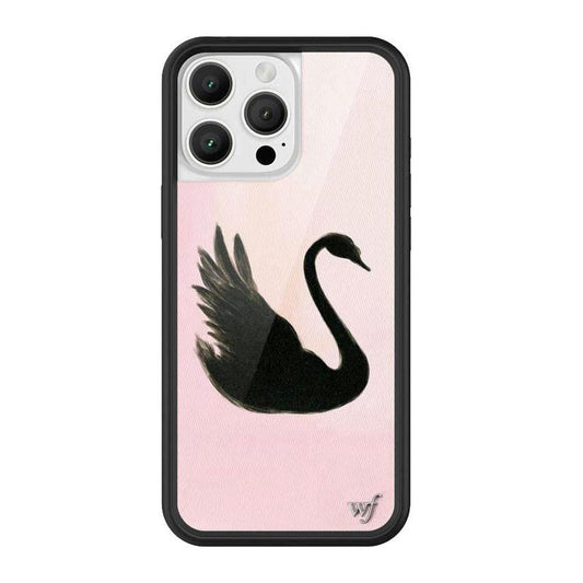 Wildflower Cases - Black Swan, Limited Edition Iphone Case | Durable Protection Soft Striking Dainty Beautiful Trendy Simple Cover Protector Protective